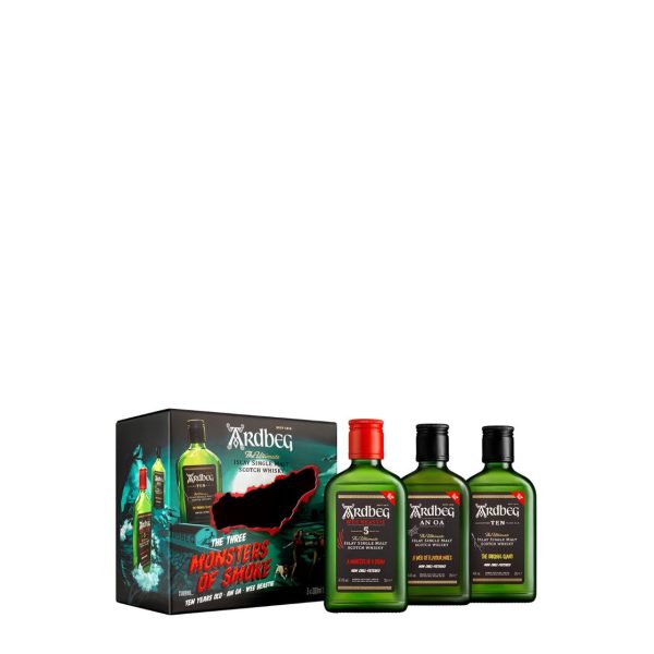 ARDBEG SCOTCH SINGLE MALT THE THREE MONSTERS OF SMOKE 3X200ML
