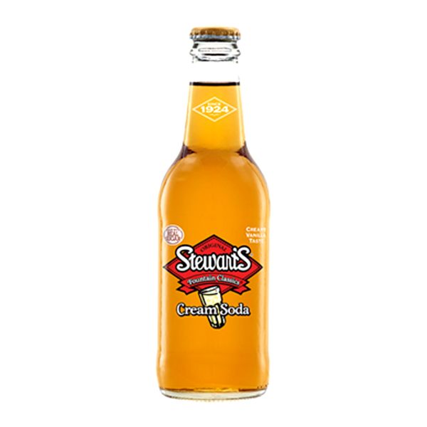 Stewarts Cream Soda 4x12oz Bottles